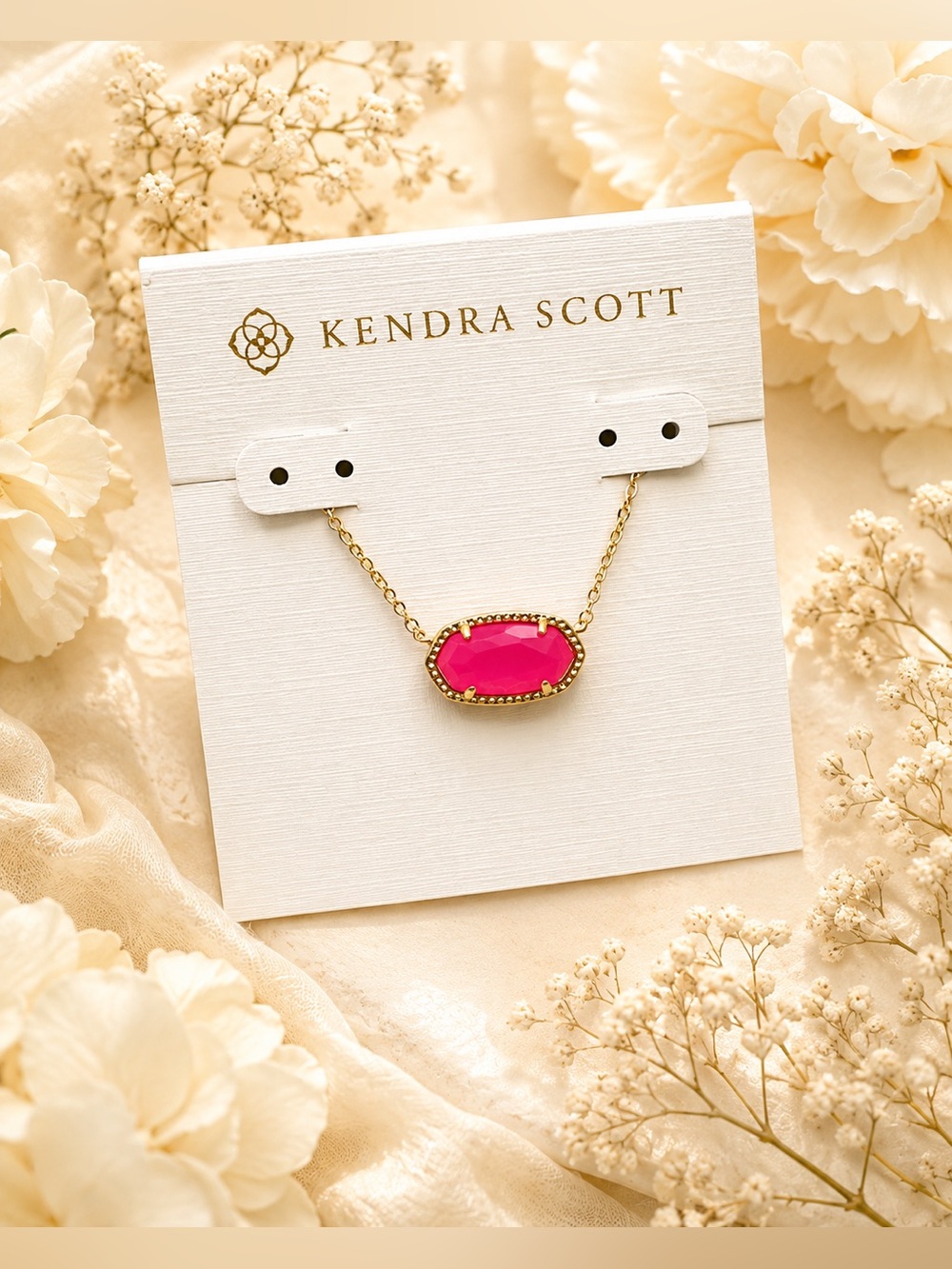 Firm price 💵Kendra Scott Pink and Gold Necklace
